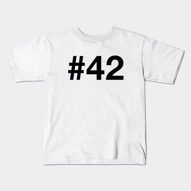 42 Kids T-Shirt by eyesblau